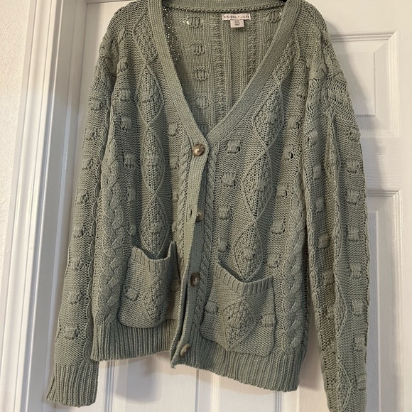 Lot of three sweaters. Bubble sleeve, large knit, fur pocket, boho - Picture 2 of 4